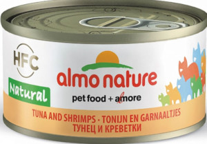 Almo Nature с тунцом и креветками