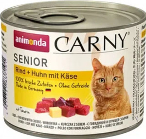 Animonda Carny Senior с курицей, говядиной и сыром