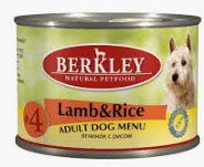 Berkley Adult Dog Menu №4 Lamb & Rice