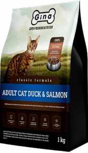 Gina Classic Grain Free Duck & Salmon с уткой и лососем