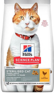 Hills Sterlised cat