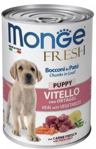 Monge Dog Fresh Мясной рулет, телятина и овощи
