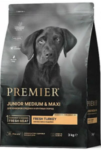 PREMIER Dog Turkey JUNIOR Medium&Maxi