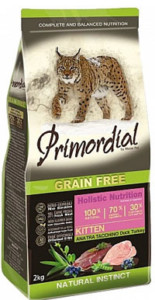 Primordial для котят с уткой и индейкой