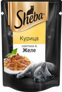 Sheba Pleasure с курицей