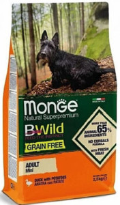 Monge BWILD Feed the Instinct, утка с картофелем